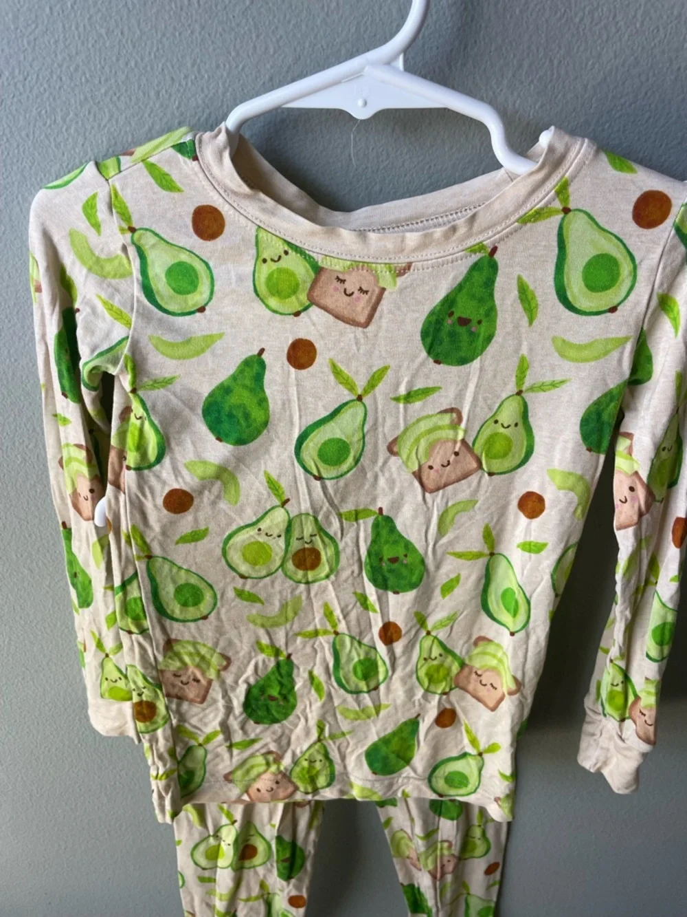 Little Sleepies Avocado Toast Bamboo Two Piece Long Sleeve Pajama Set